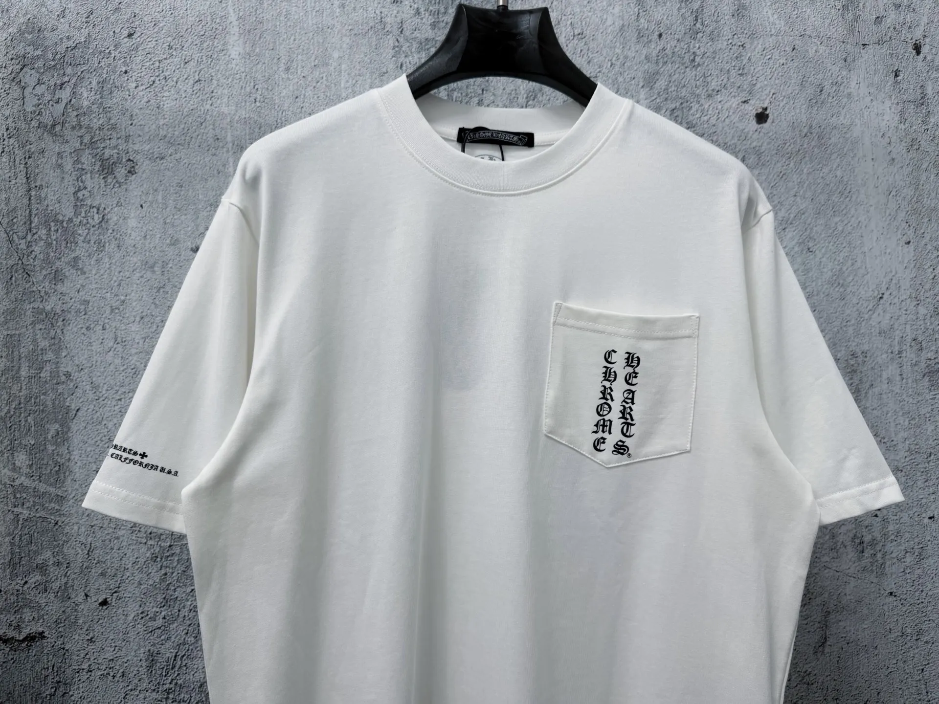 【Chrome Hearts】 25ss T Same Style T Versatile : Black White Size：S-XL